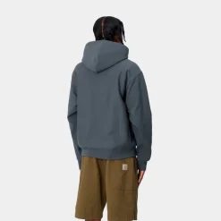 Mænd Carhartt WIP American Script Sweatshirt Med Haette | Zeus