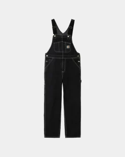 Mænd Carhartt WIP Bib Overall - Denim | Sort (Stenvasket)