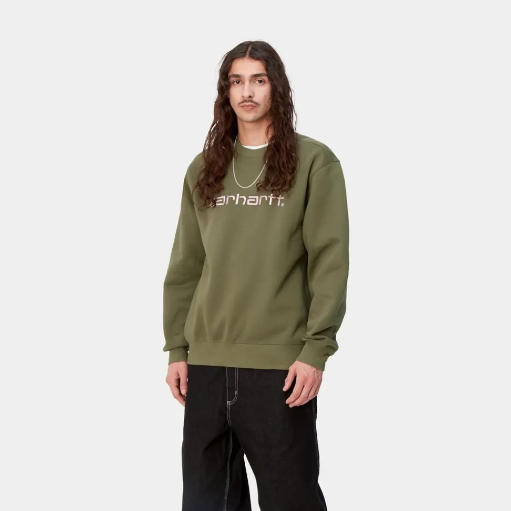 Mænd Carhartt WIP Carhartt Sweatshirt | Dundee / Glassy Pink