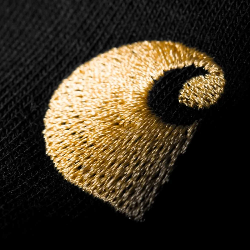 Mænd Carhartt WIP Chase Neck Zip Sweatshirt | Sort