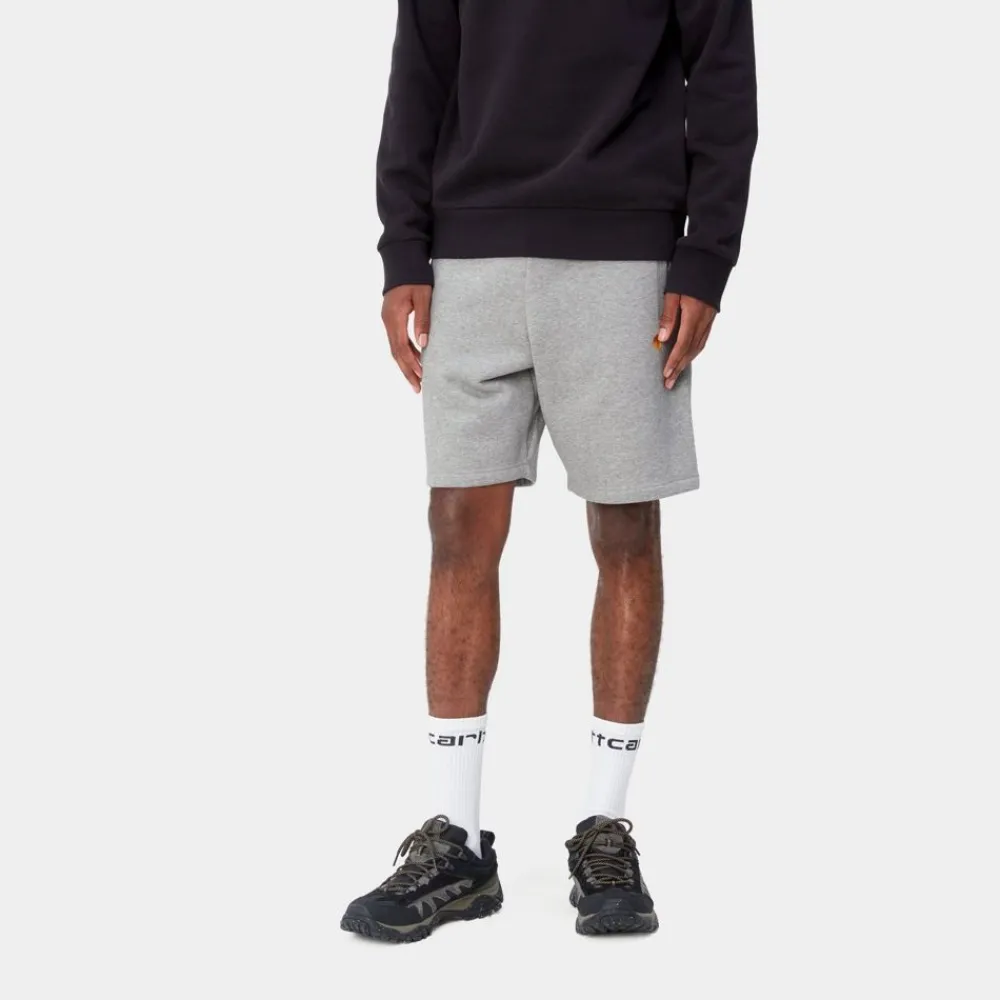 Mænd Carhartt WIP Chase Sweat Short | Gra Lyng