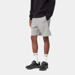 Mænd Carhartt WIP Chase Sweat Short | Gra Lyng