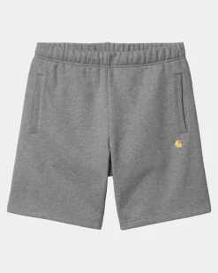Mænd Carhartt WIP Chase Sweat Short | Morkegra Heather