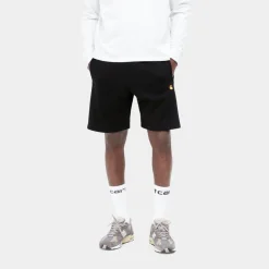 Mænd Carhartt WIP Chase Sweat Short | Sort