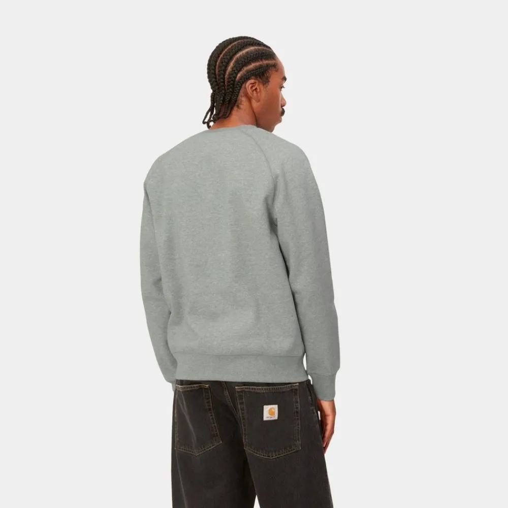 Mænd Carhartt WIP Chase Sweatshirt | Gra Lyng
