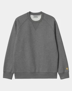Mænd Carhartt WIP Chase Sweatshirt | Morkegra Heather