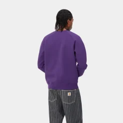 Mænd Carhartt WIP Chase Sweatshirt | Tyrian