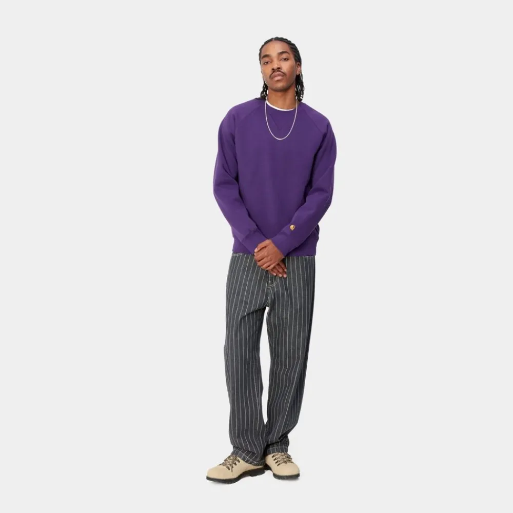 Mænd Carhartt WIP Chase Sweatshirt | Tyrian