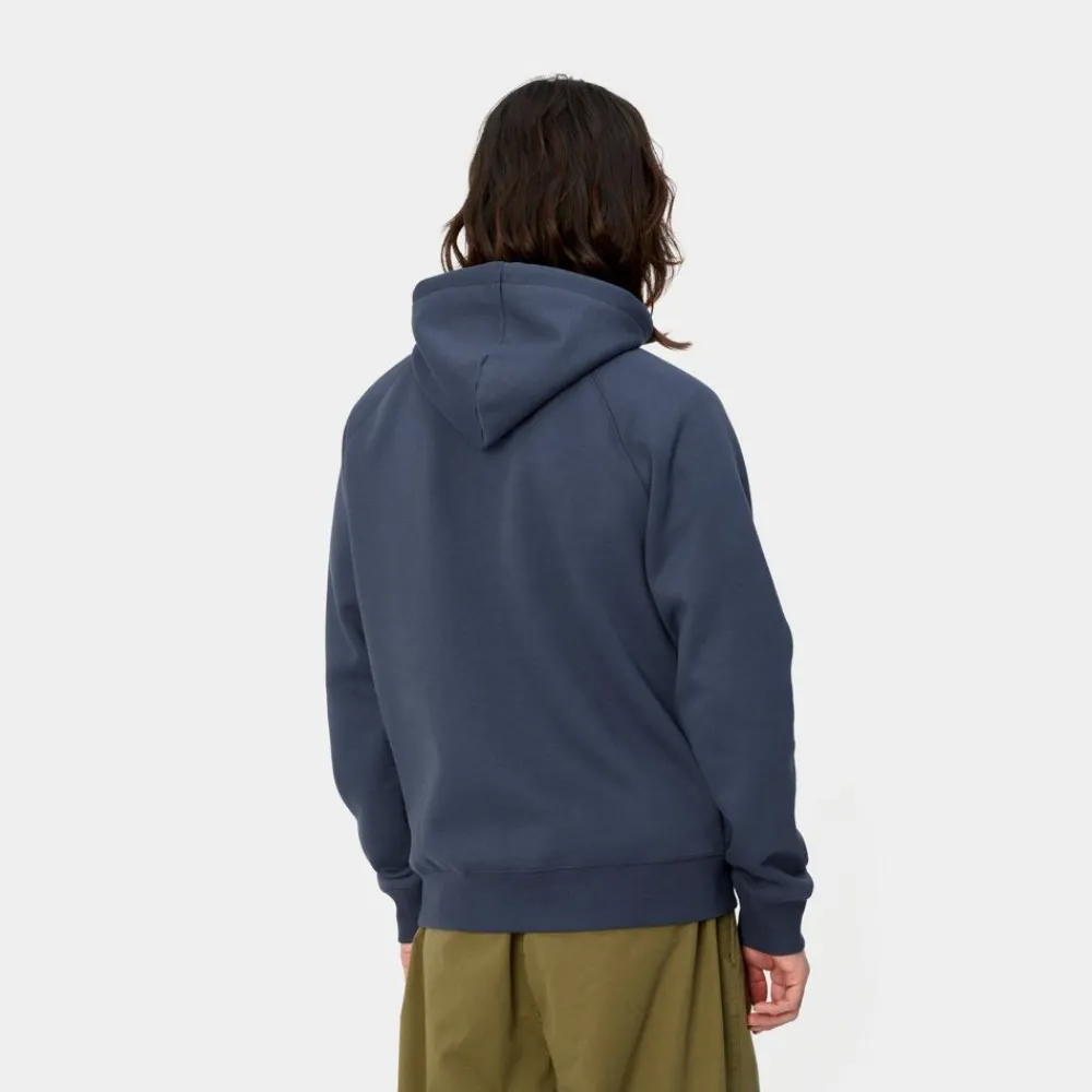 Mænd Carhartt WIP Chase Sweatshirt Med Haette | Bla