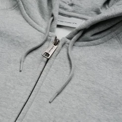 Mænd Carhartt WIP Chase-Jakke Med Haette | Gra Lyng