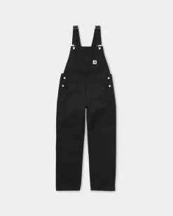 Kvinder Carhartt WIP Damesmaek Overall Lige - Boremaskine | Sort