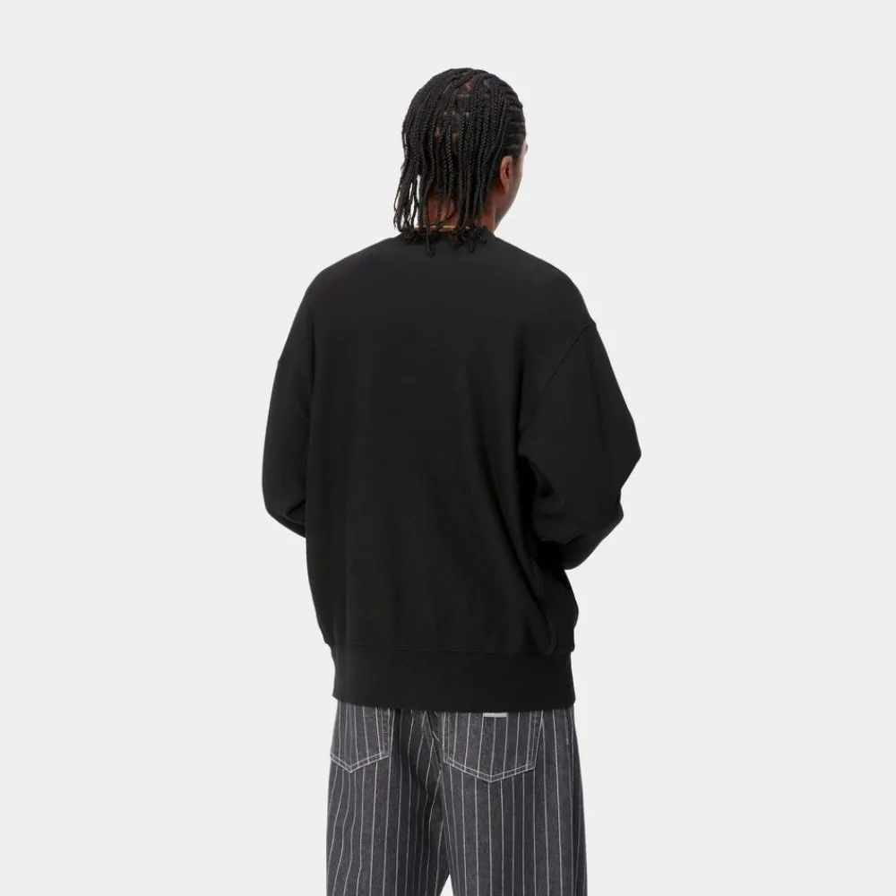 Mænd Carhartt WIP Dawson Sweatshirt | Sort