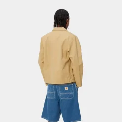 Mænd Carhartt WIP Detroit Jakke (Forar) | Bourbon (Aeldret Laerred)