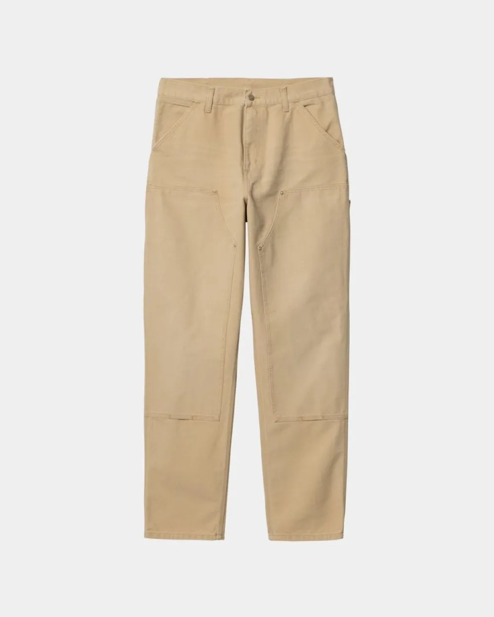 Mænd Carhartt WIP Dobbelt Knaebukser | Bourbon (Aeldret Laerred)