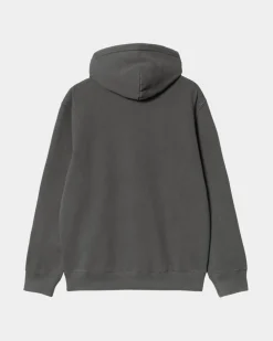 Mænd Carhartt WIP Duster Sweatshirt Med Haette | Sort (Beklaedningsgenstand Farvet)