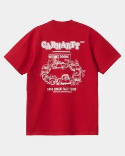 Mænd Carhartt WIP Fastfood T-Shirt | Samba