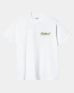 Mænd Carhartt WIP Gront Graes T-Shirt | Hvid