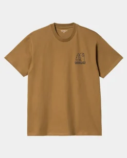 Mænd Carhartt WIP Groundworks T-Shirt | Hamilton Brown