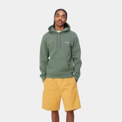 Mænd Carhartt WIP Haettetroje Med Script-Broderi | Parkere