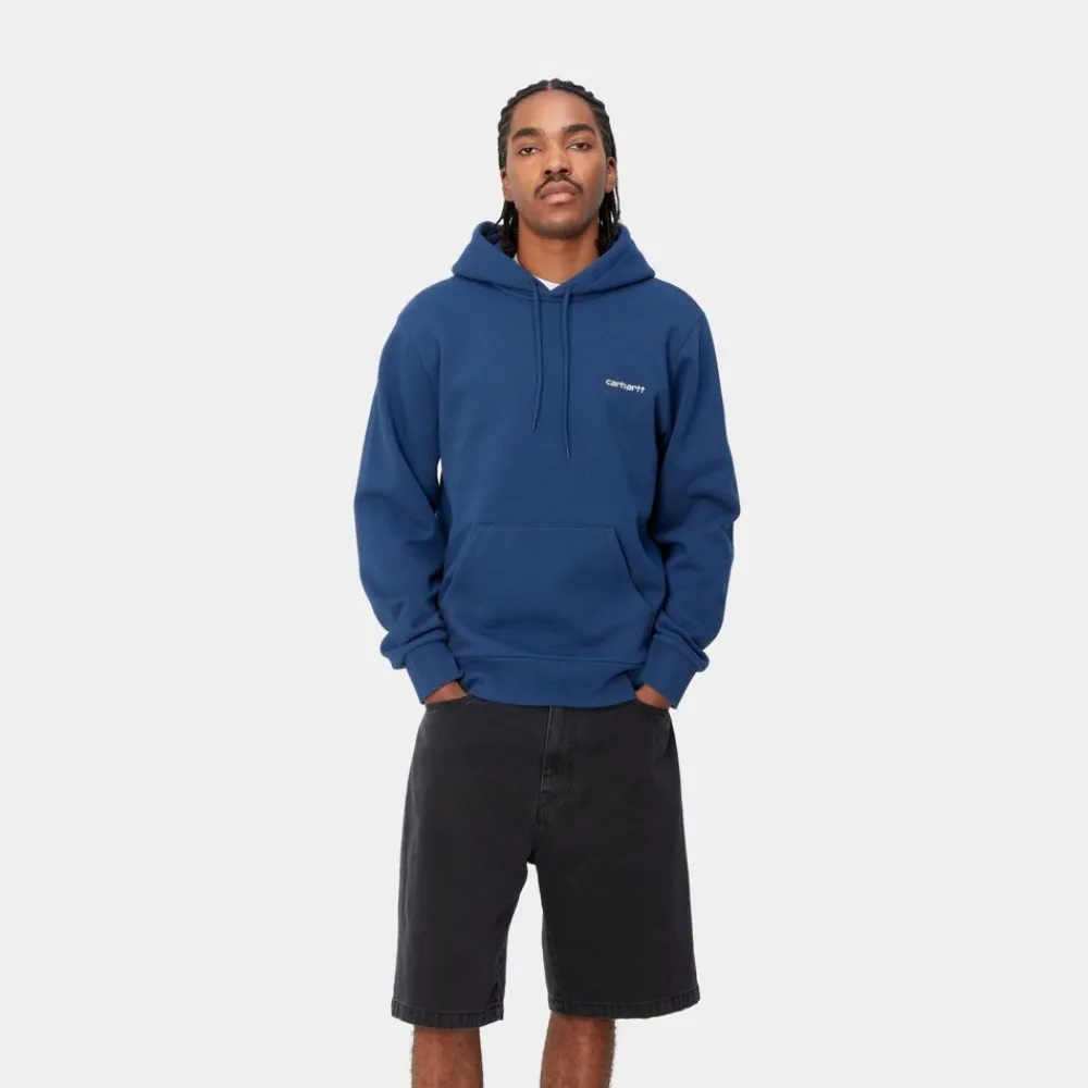 Mænd Carhartt WIP Haettetroje Med Script-Broderi | Aeldre