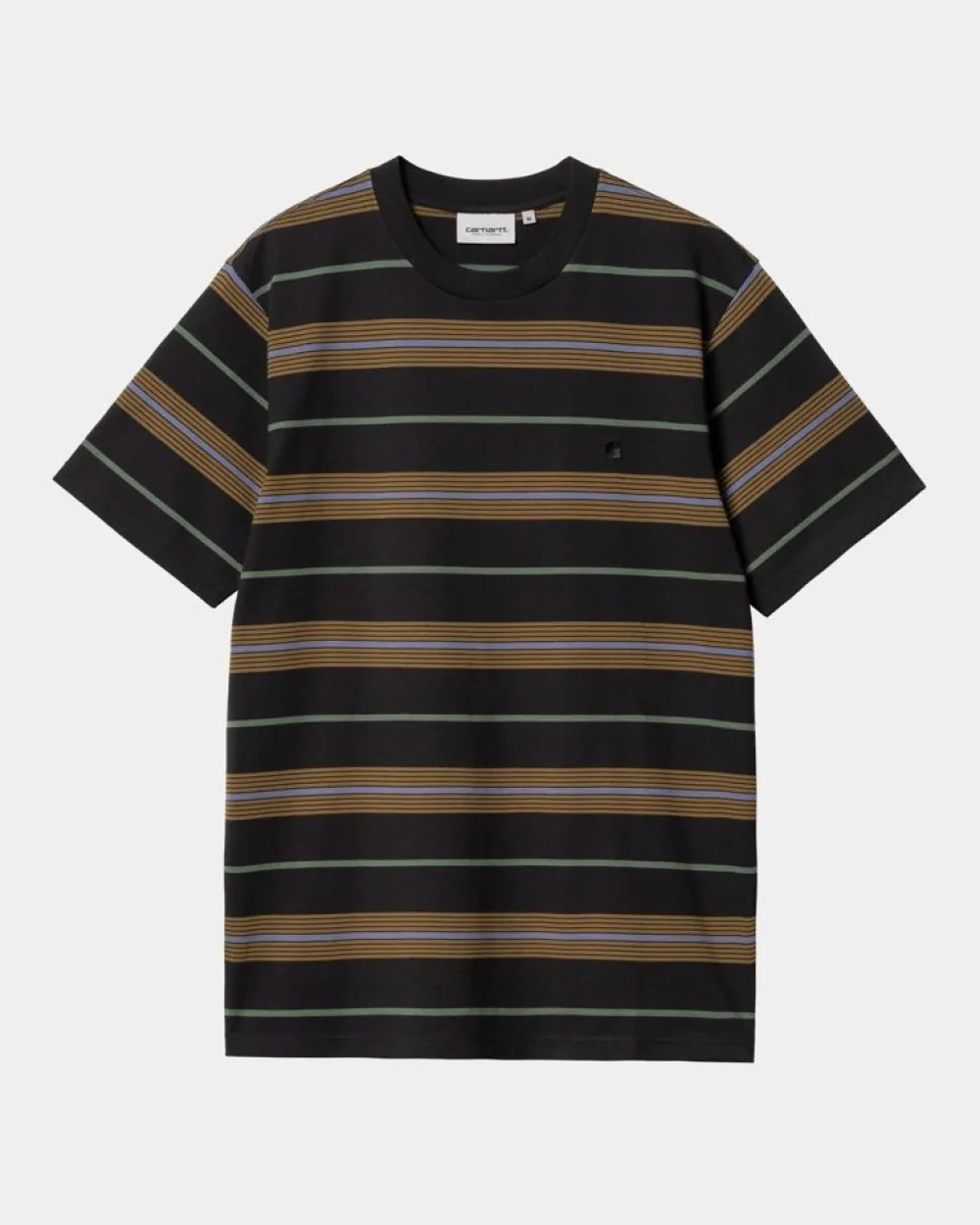 Mænd Carhartt WIP Haynes Stripe T-Shirt | Sort