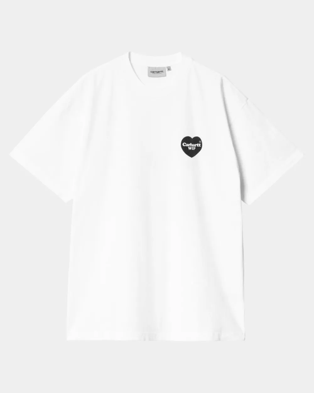 Mænd Carhartt WIP Hjerte Bandana T-Shirt | Hvid Sort