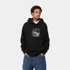 Mænd Carhartt WIP Hocus Pocus Sweatshirt Med Haette | Sort Hvid