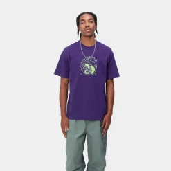 Mænd Carhartt WIP Hocus Pocus T-Shirt | Tyrian