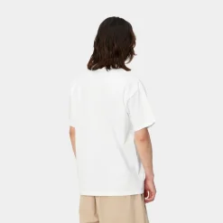Mænd Carhartt WIP Ikoner T-Shirt | Hvid Sort