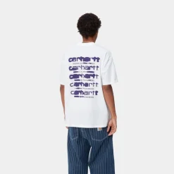 Mænd Carhartt WIP Ink Bleed T-Shirt | Hvid