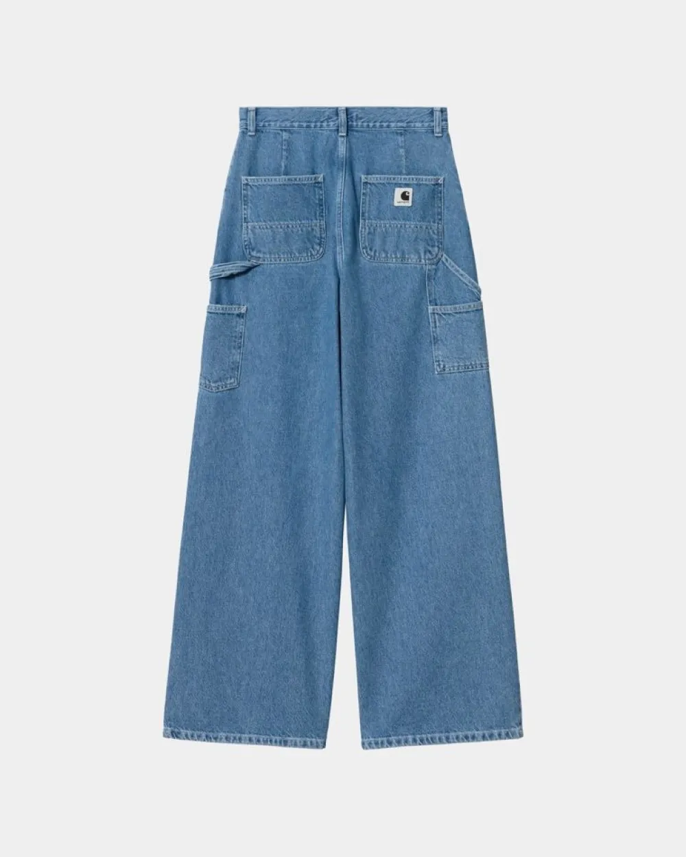 Kvinder Carhartt WIP Jens Pant | Bla (Heavy Stone Vask)