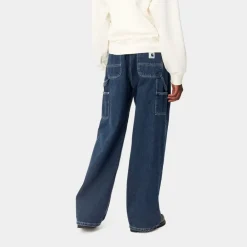 Kvinder Carhartt WIP Jens Pant | Bla (Stenvasket)