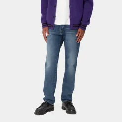 Mænd Carhartt WIP Klondike Pant - Maitland Denim | Bla (Mork Brugt Vask)