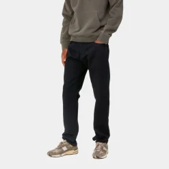 Mænd Carhartt WIP Klondike Pant - Maitland Denim | Sort (En Vask)