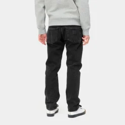 Mænd Carhartt WIP Klondike Pant - Maitland Denim | Sort (Stenvasket)