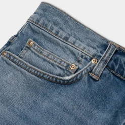 Mænd Carhartt WIP Klondike Pant - Stretch Denim | Bla (Slidt Bleget)