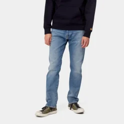 Mænd Carhartt WIP Klondike Pant - Stretch Denim | Bla (Slidt Bleget)