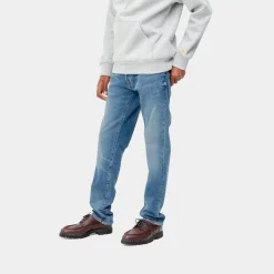 Mænd Carhartt WIP Klondike Pant - Stretch Denim | Bla (Middel Brugt Vask)