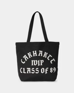 Carhartt WIP Laerred Grafisk Tote | Sort / Tonic Klasse Af 89 Print