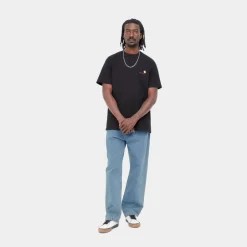 Mænd Carhartt WIP Landon Pant | Bla (Heavy Stone Vask)