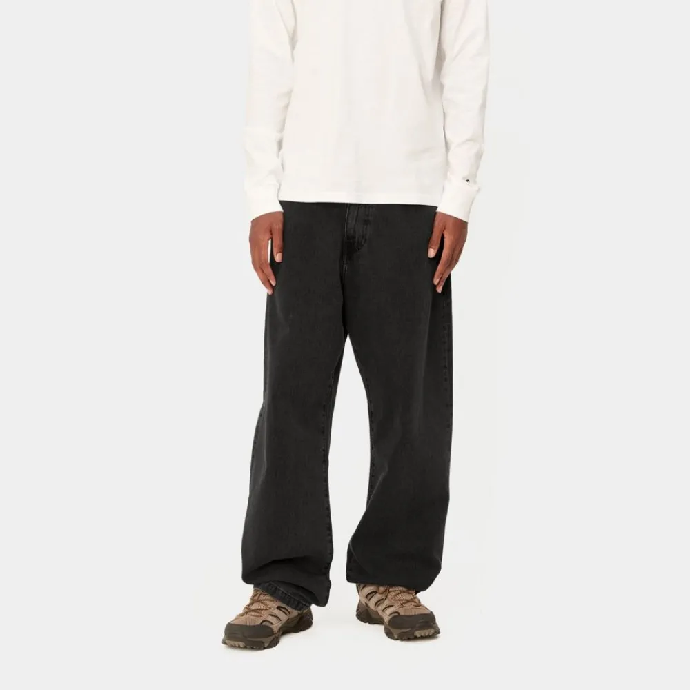 Mænd Carhartt WIP Landon Pant | Sort (Heavy Stone Vask)