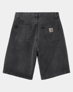 Mænd Carhartt WIP Landon Short | Sort (Heavy Stone Vask)