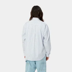 Mænd Carhartt WIP Linus Stripe Skjorte | Blege
