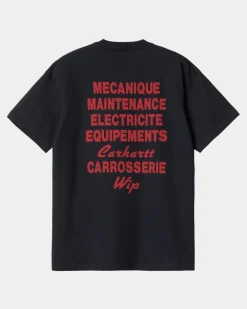 Mænd Carhartt WIP Mekanik T-Shirt | Dark Navy