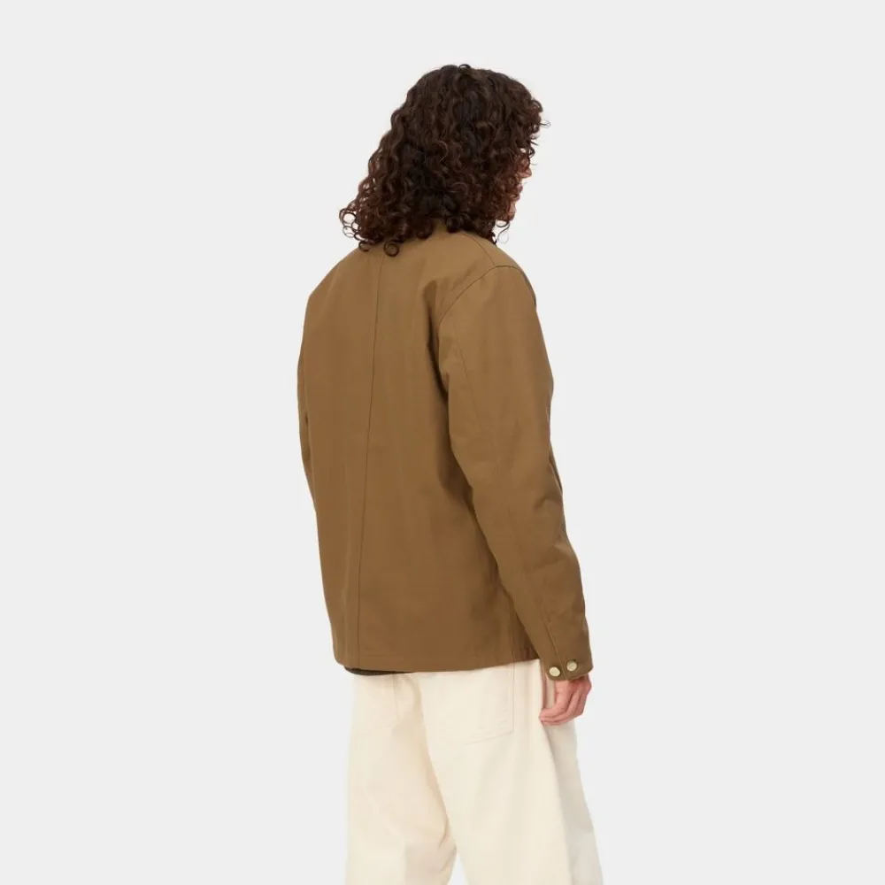 Mænd Carhartt WIP Michigan Chore Coat (Vinter) | Hamilton Brown / Tobak (Stiv)