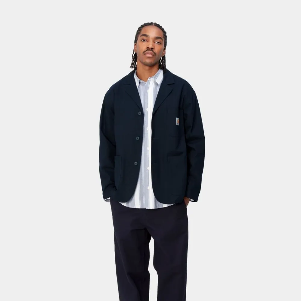 Mænd Carhartt WIP Midland Blazer | Dark Navy