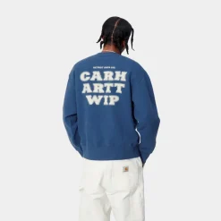 Mænd Carhartt WIP Mist Sweatshirt | Acapulco