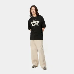 Mænd Carhartt WIP Mist T-Shirt | Sort