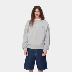 Mænd Carhartt WIP Nelson Sweatshirt | Sonic Solv