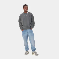 Mænd Carhartt WIP Newel Pant | Bla (Let Brugt Vask)